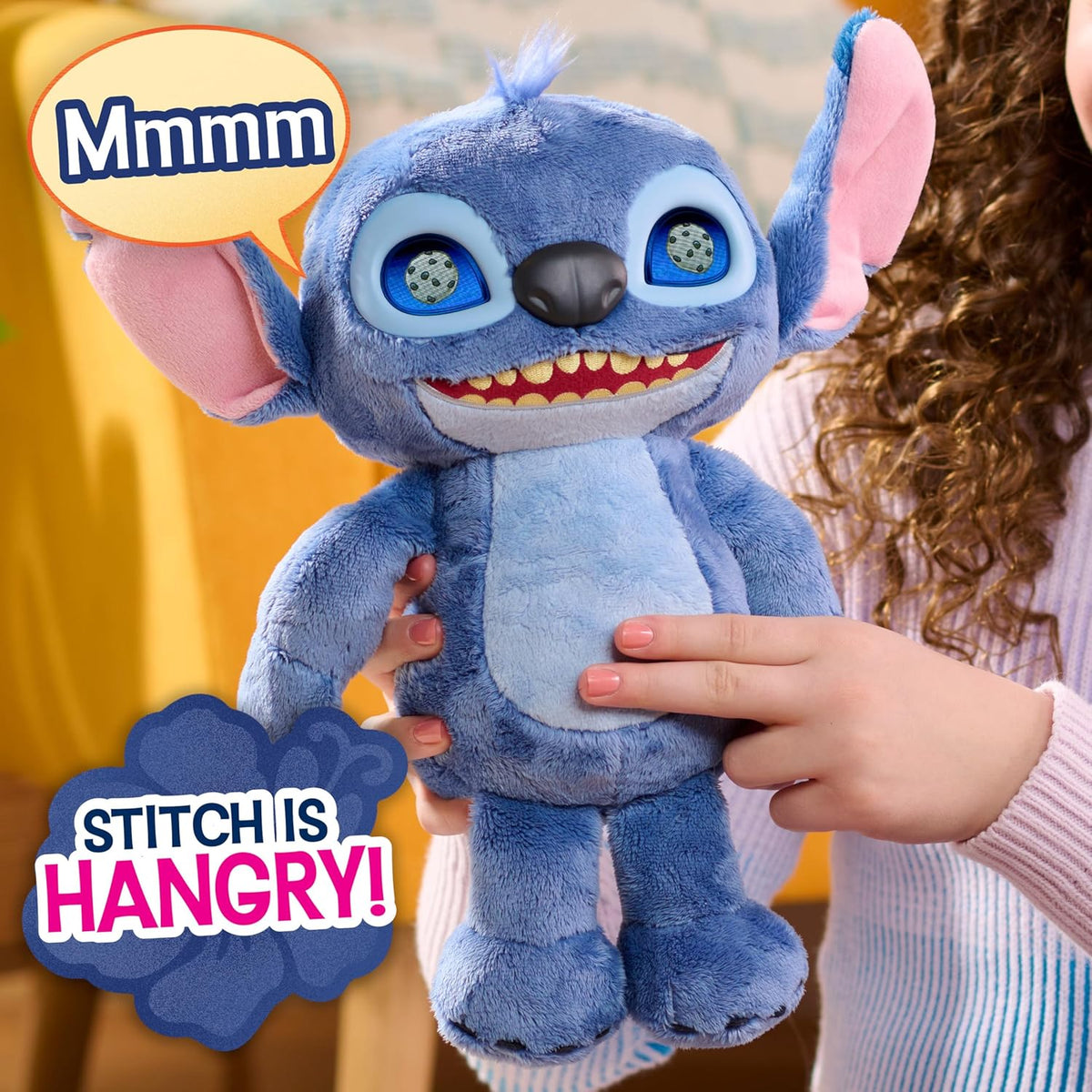 Disney Stitch Just Play Many Moods - Peluche interactivo de 14 pulg...