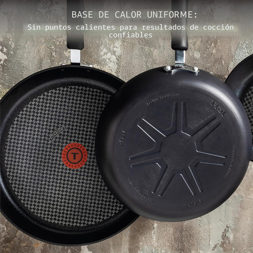 T-fal Ultimate - Juego de utensilios de cocina antiadherentes de al...