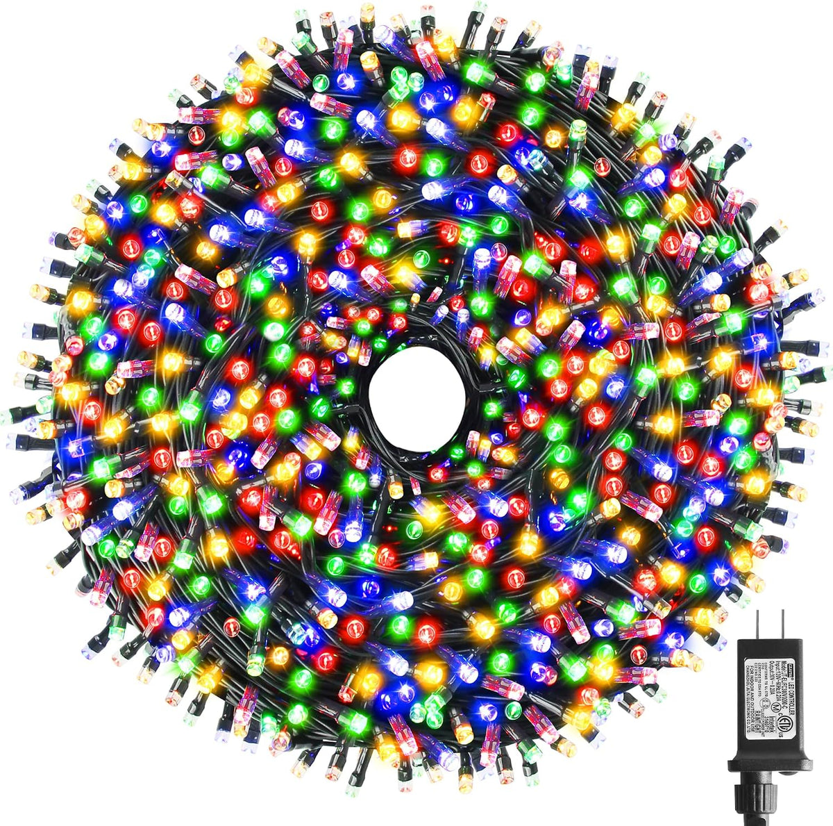 Chuya Luces de Navidad para interiores y exteriores, luces de árbol...
