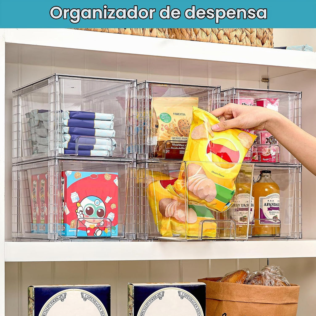 Vtopmart - Paquete de 8 unidades de cajones de almacenamiento grand...