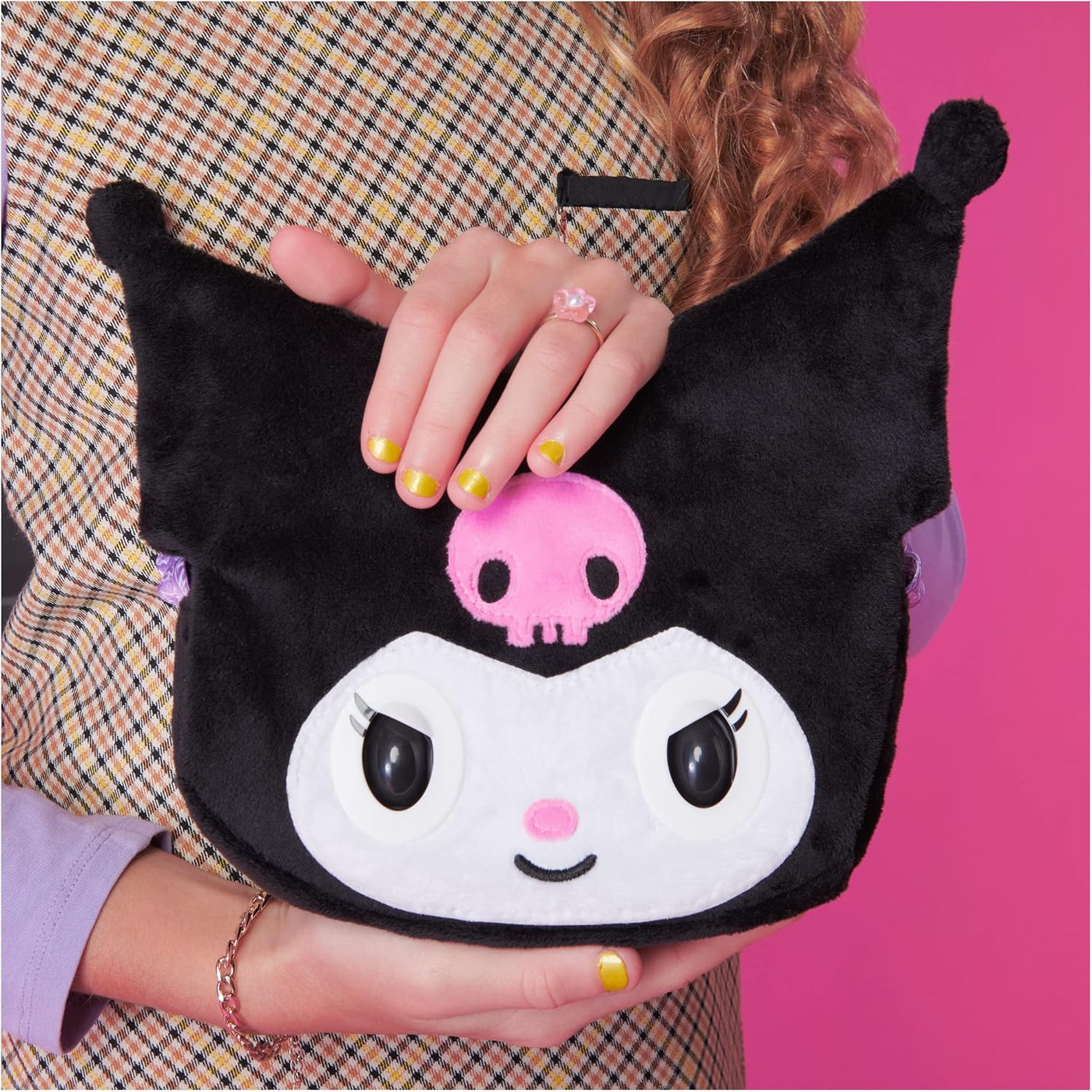 Purse Pets Sanrio Kuromi - Bolso cruzado interactivo para mascotas,...