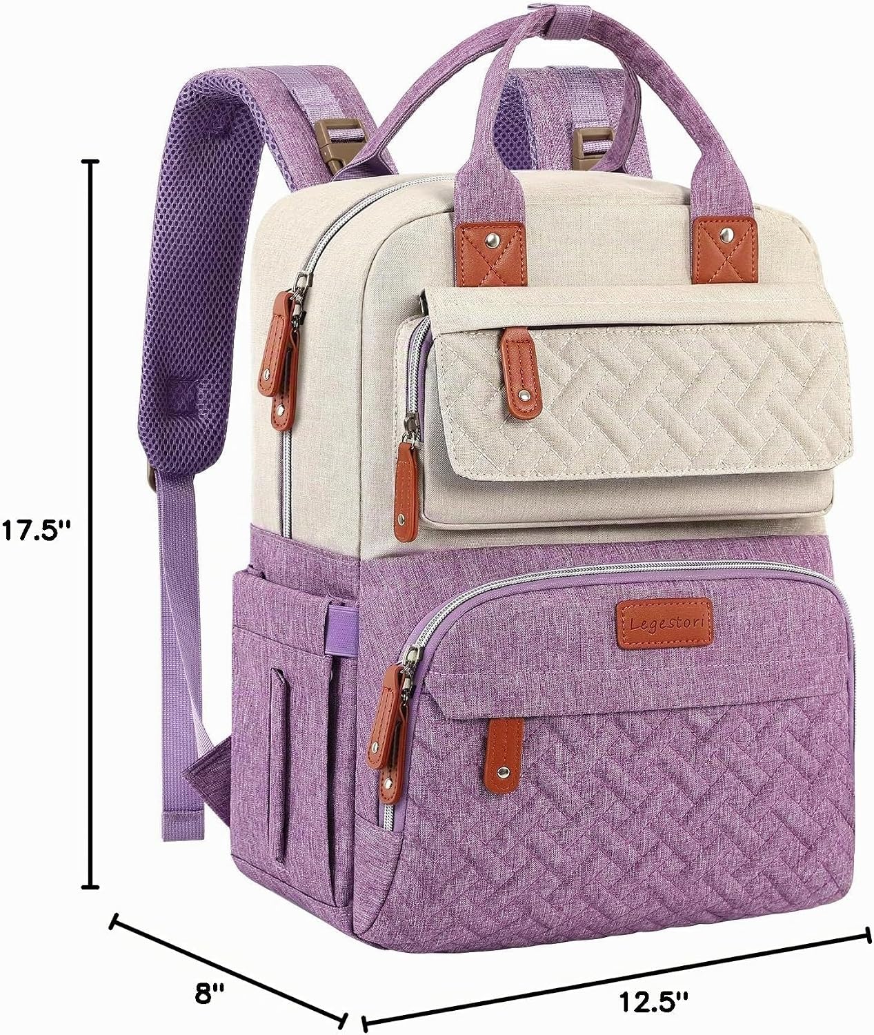 Mochila para pañales, bolsas de bebé unisex grandes para niños y ni...