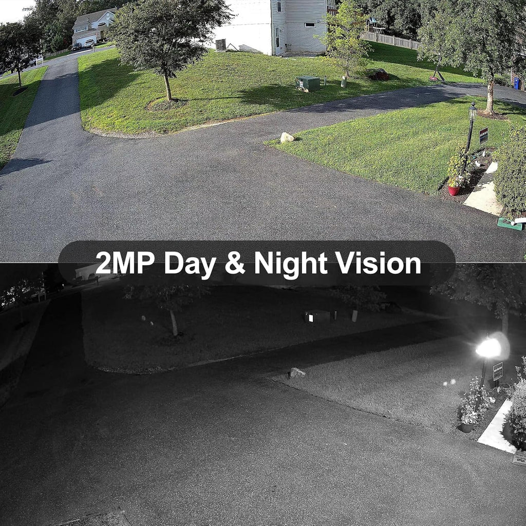 Anpviz Cámara CCTV analógica 4 en 1 (TVI\/AHD\/CVI\/CVBS), metal co...