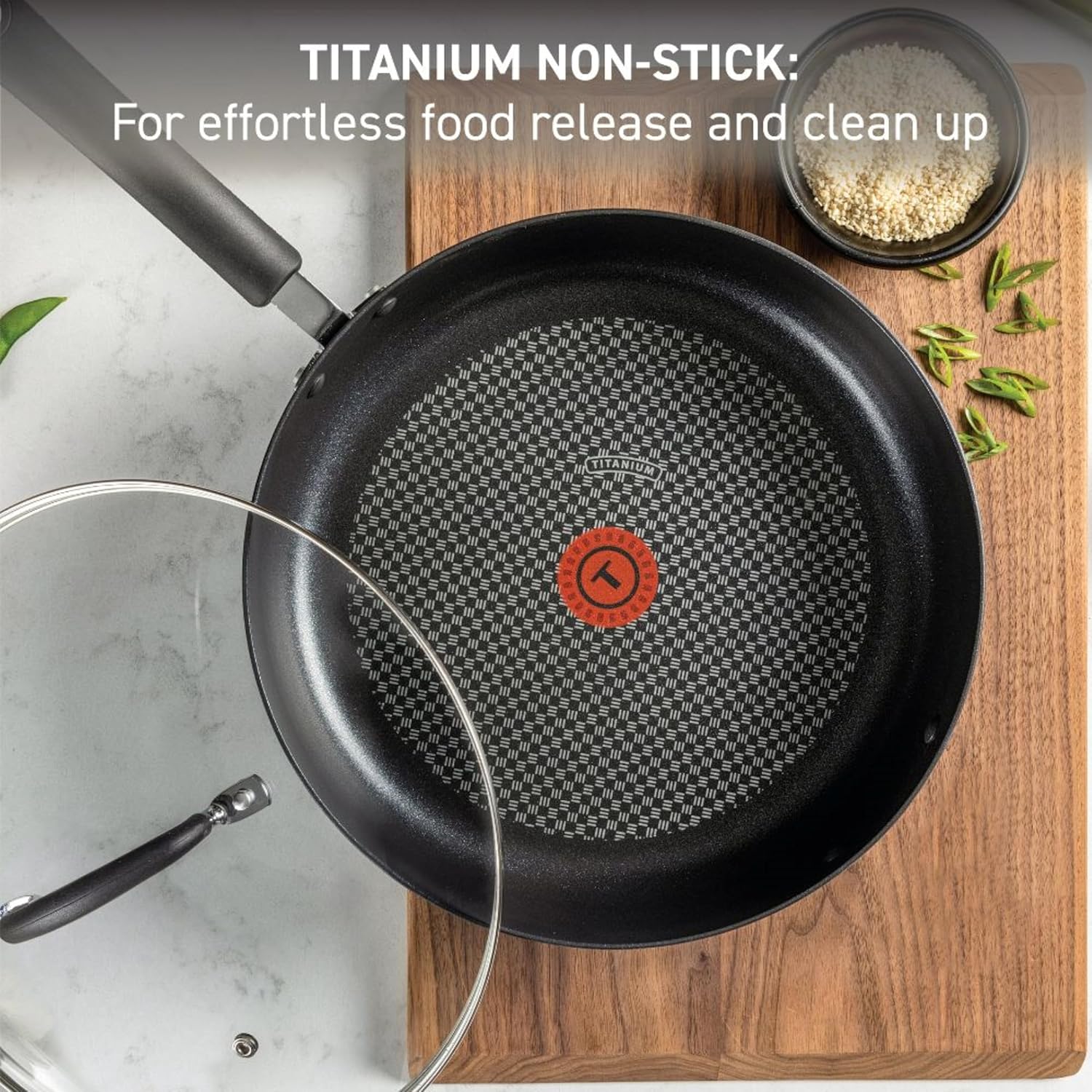 T-Fal Ultimate - Sartén antiadherente de aluminio anodizado duro co...