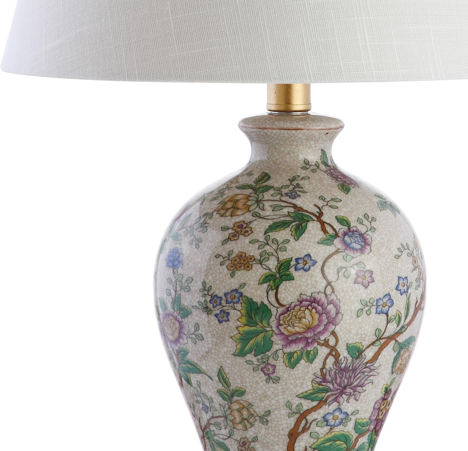 JONATHAN Y JYL3009A Grace 24" lámpara de mesa LED floral clásic...