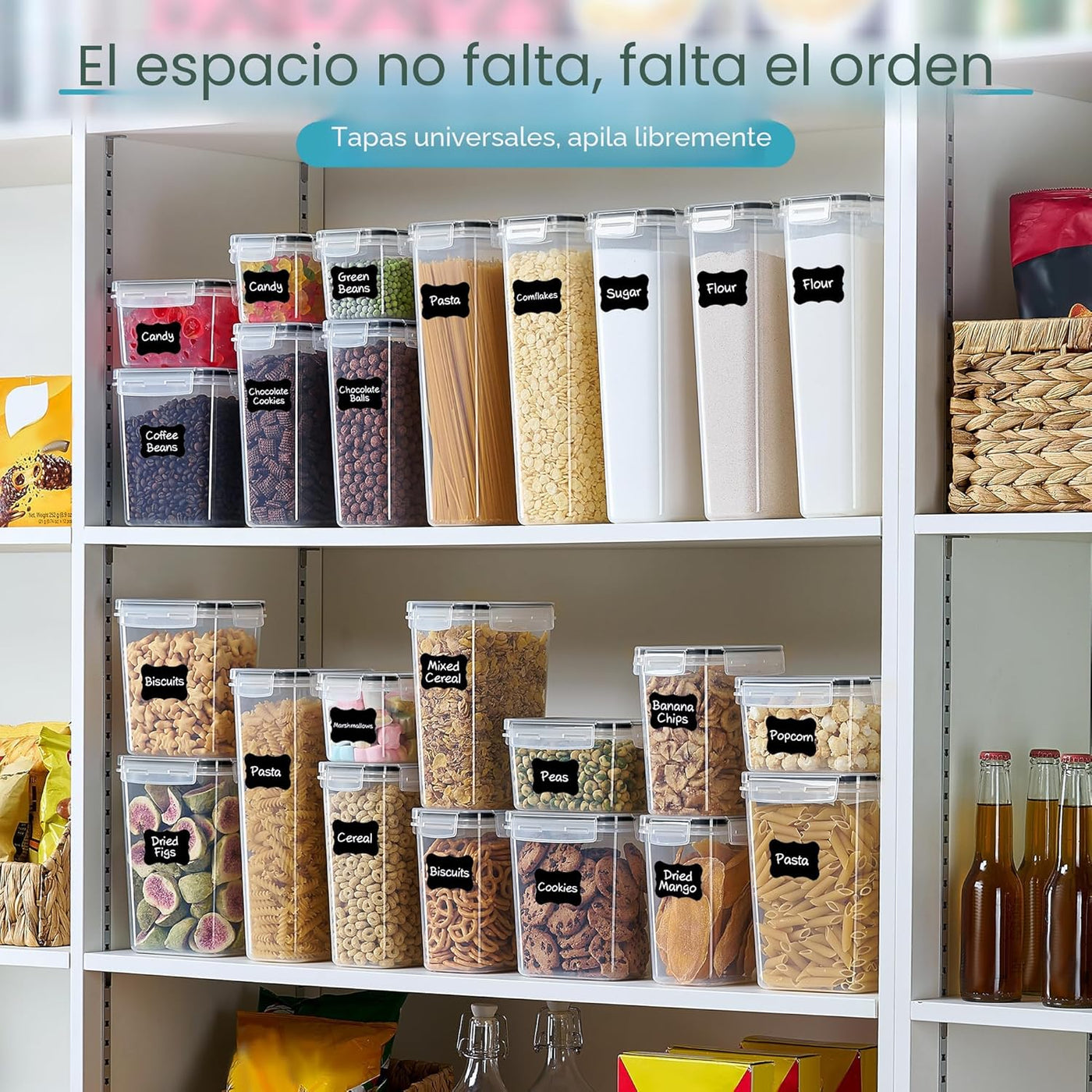 Vtopmart Recipientes Herméticos con Tapas