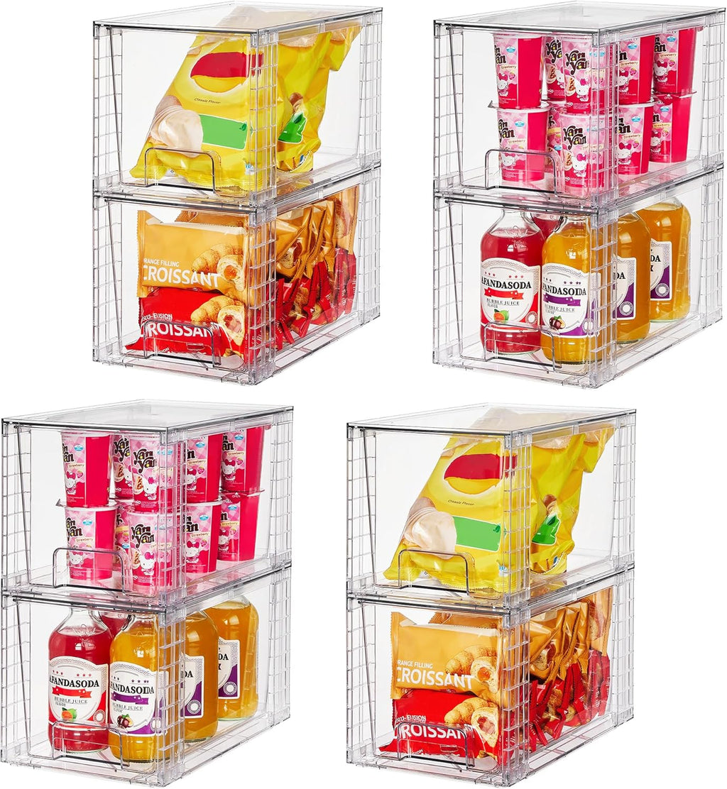Vtopmart - Paquete de 8 unidades de cajones de almacenamiento grand...