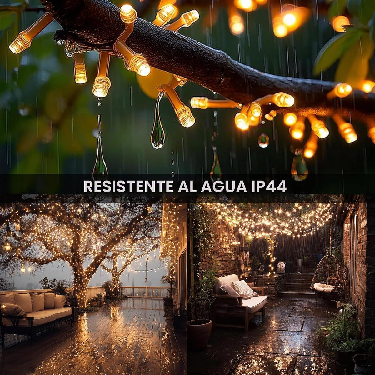 Dazzle Bright Guirnalda de luces de Navidad, 100 pies, 300 luces LE...