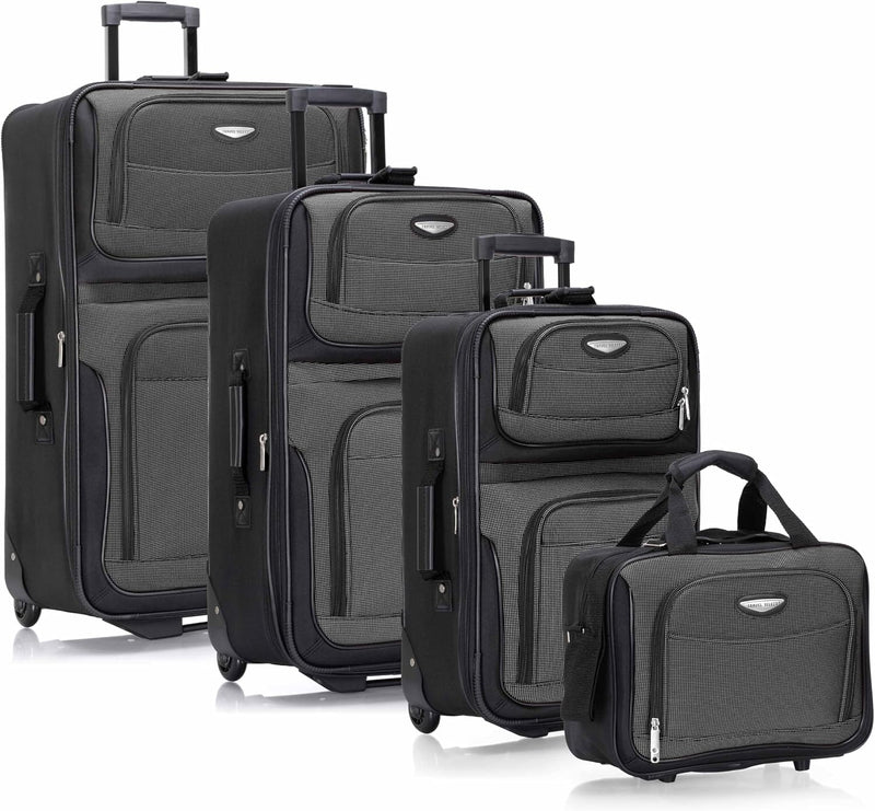 Travel Select Amsterdam maleta vertical ampliable con ruedas, Gris