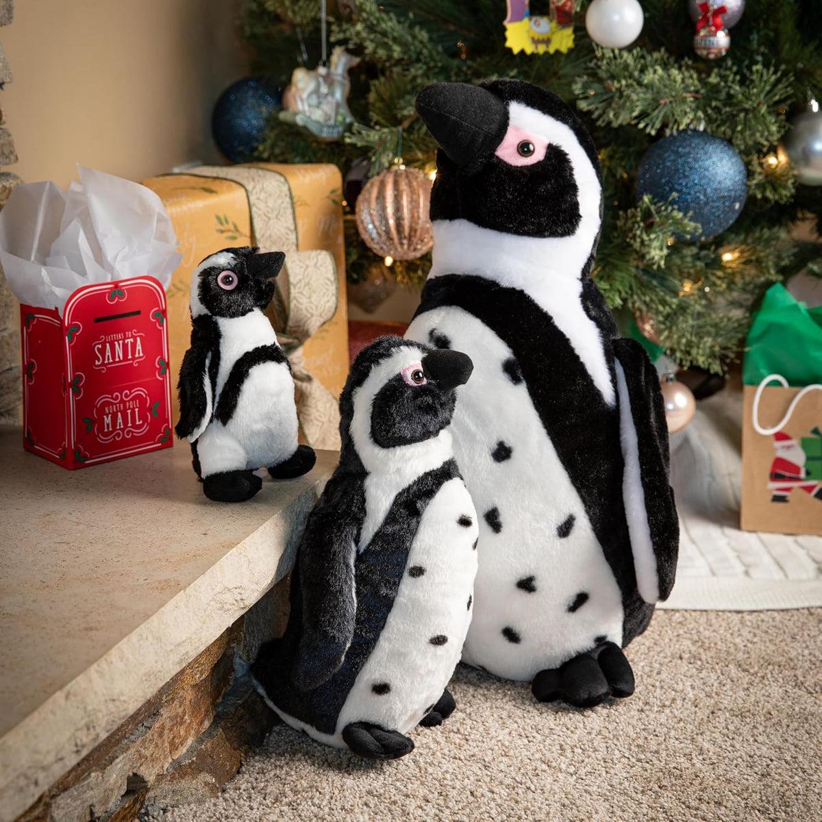 The Petting Zoo Pingüino de pie negro africano de peluche, Wild One...