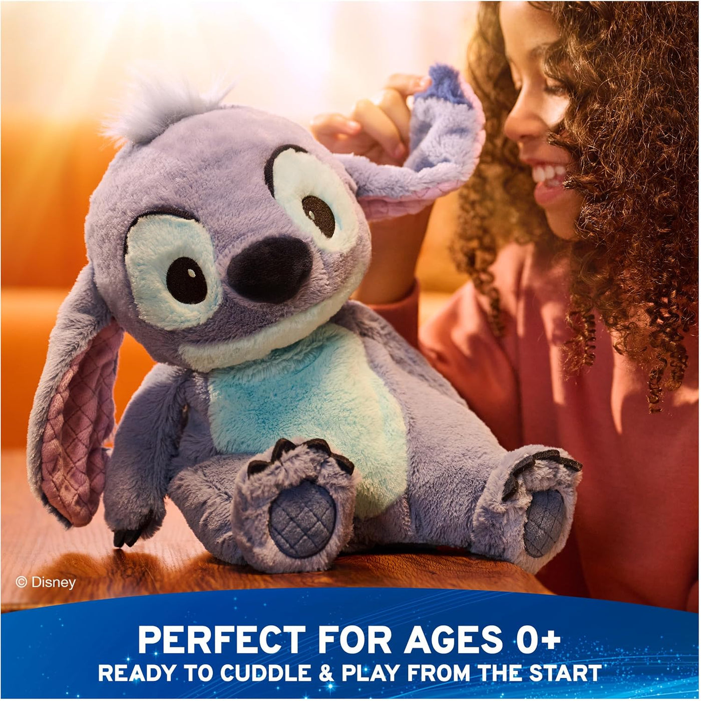 GUND Disney Oh So Snuggly Stitch - Juguete de peluche oficial de 12...