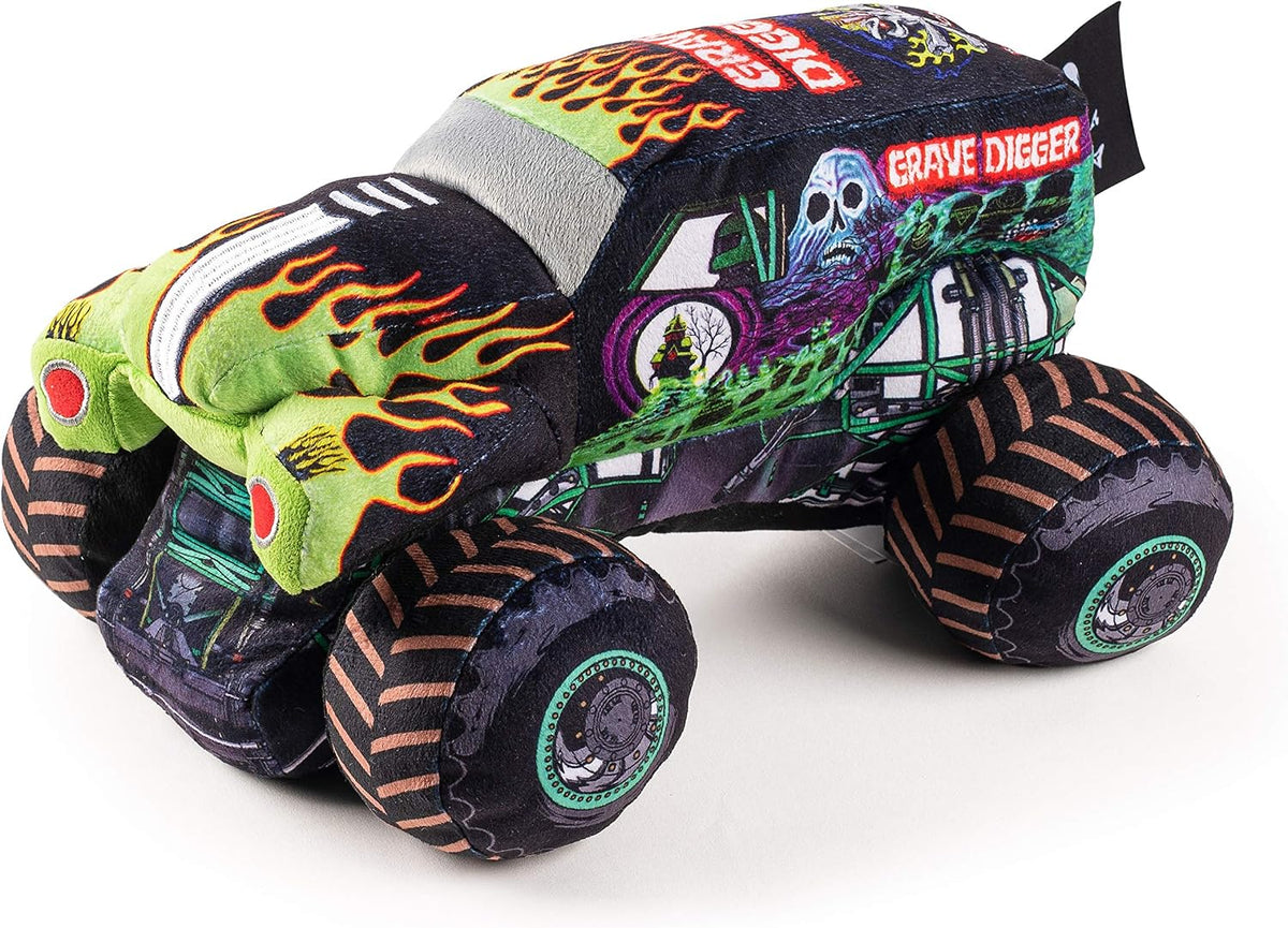 Jay Franco Monster Jam Grave Digger - Almohada de peluche de microf...