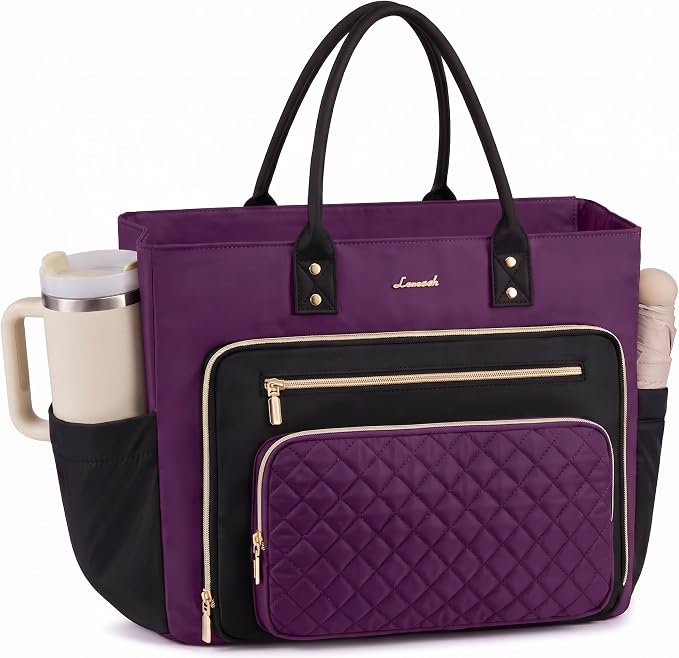 LOVEVOOK Bolso de Profesora para Mujer, Bolso de Mano para Trabajo,...
