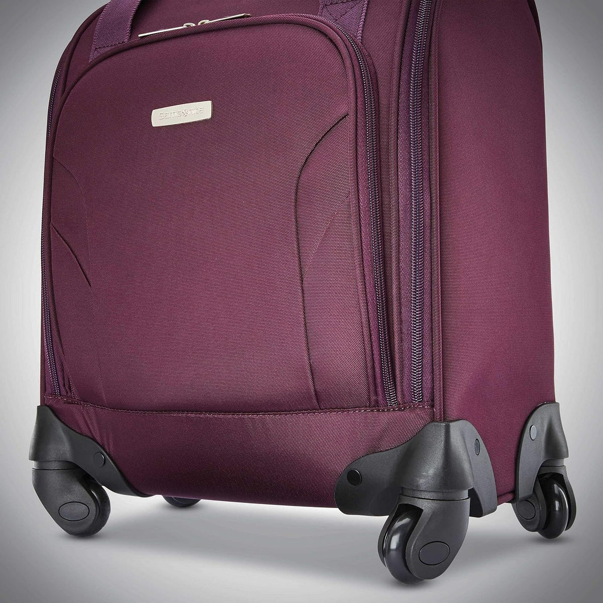 Samsonite - Equipaje de mano debajo del asiento con puerto USB gira...