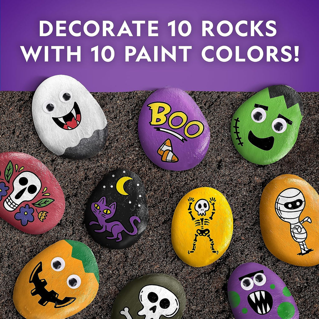 Kit de manualidades de Halloween con pintura rupestre de criaturas...