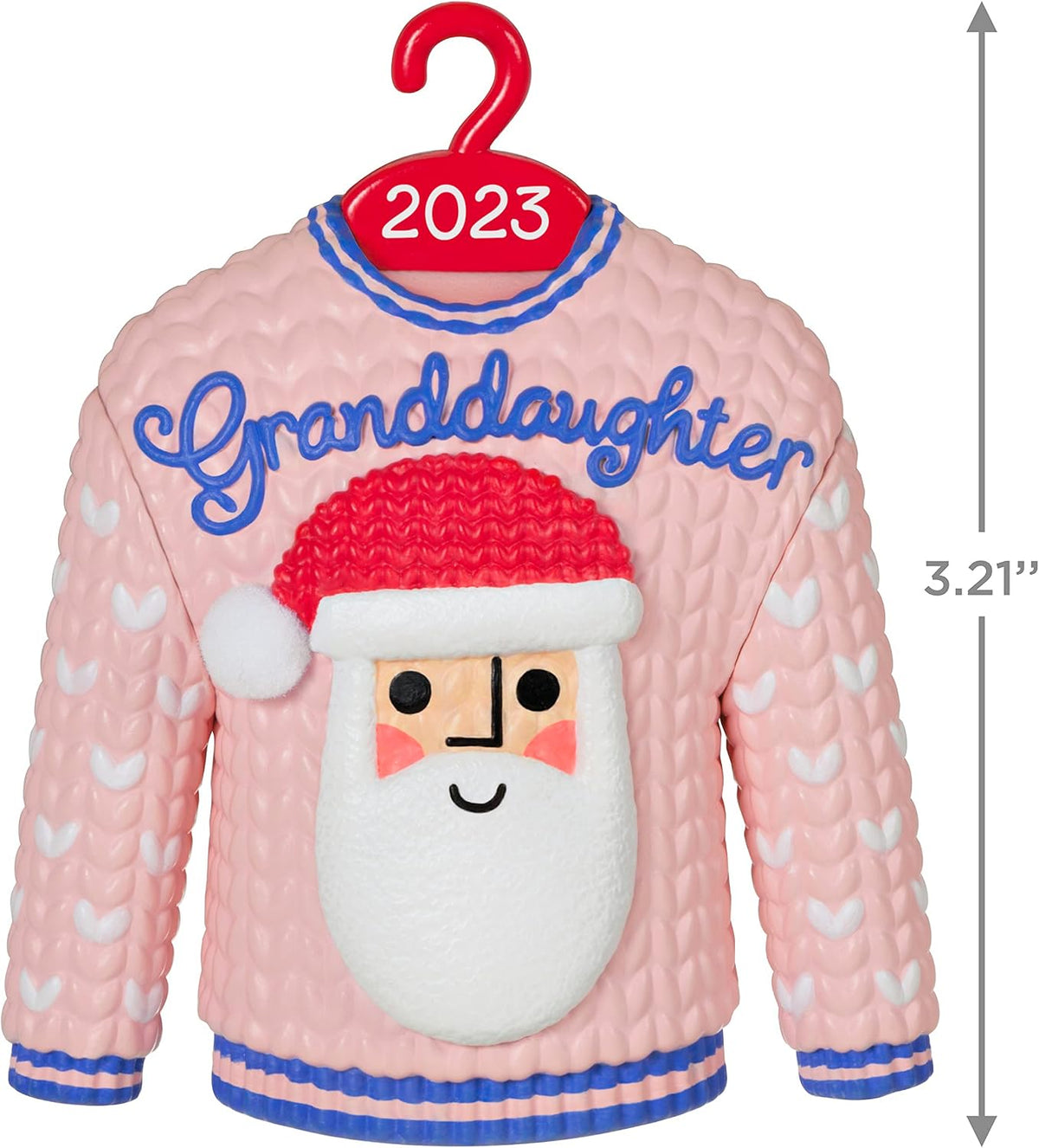 Hallmark Keepsake Adorno de Navidad 2023, suéter de Navidad para ni...