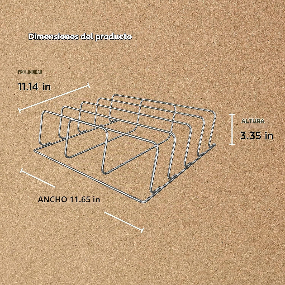 Ninja XL Woodfire Rib Rack, para OG800\/OG900, 4 estantes completos...