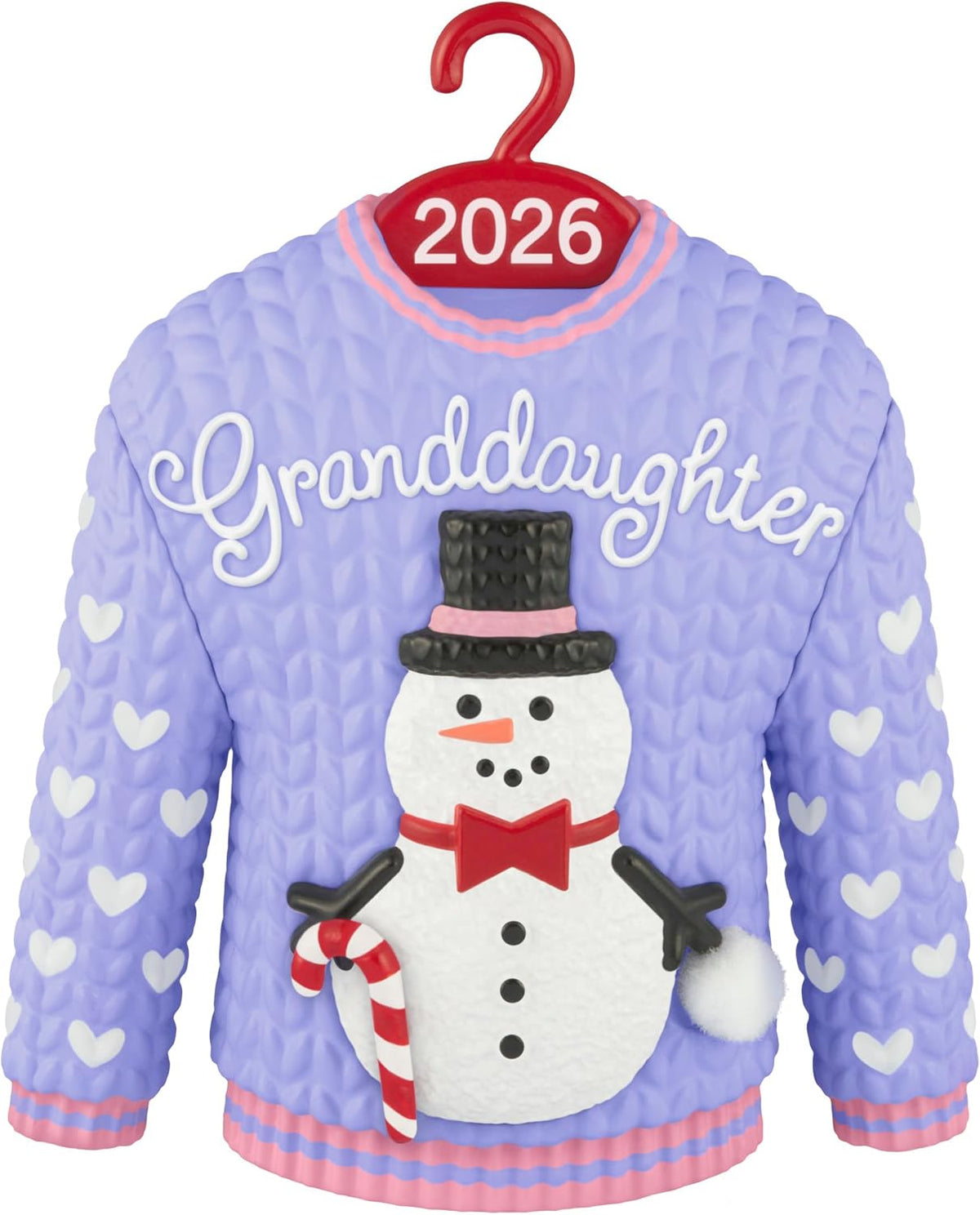 Hallmark Keepsake Adorno de Navidad (suéter de muñeco de nieve niet...