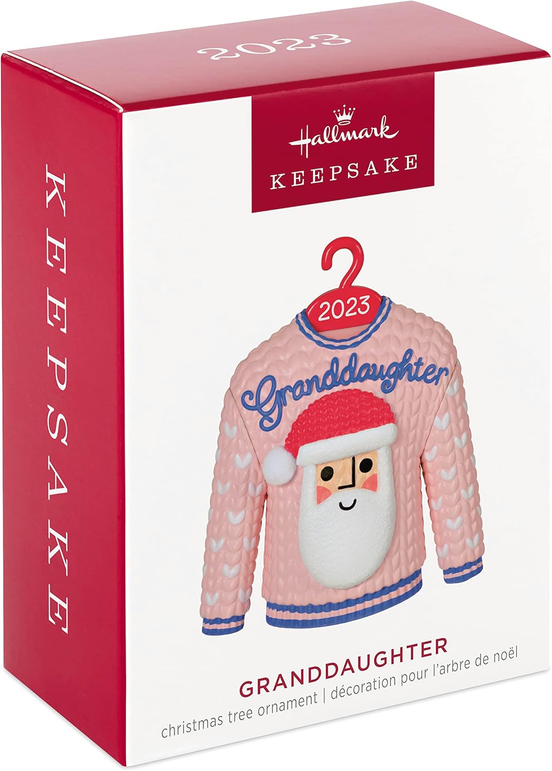 Hallmark Keepsake Adorno de Navidad 2023, suéter de Navidad para ni...