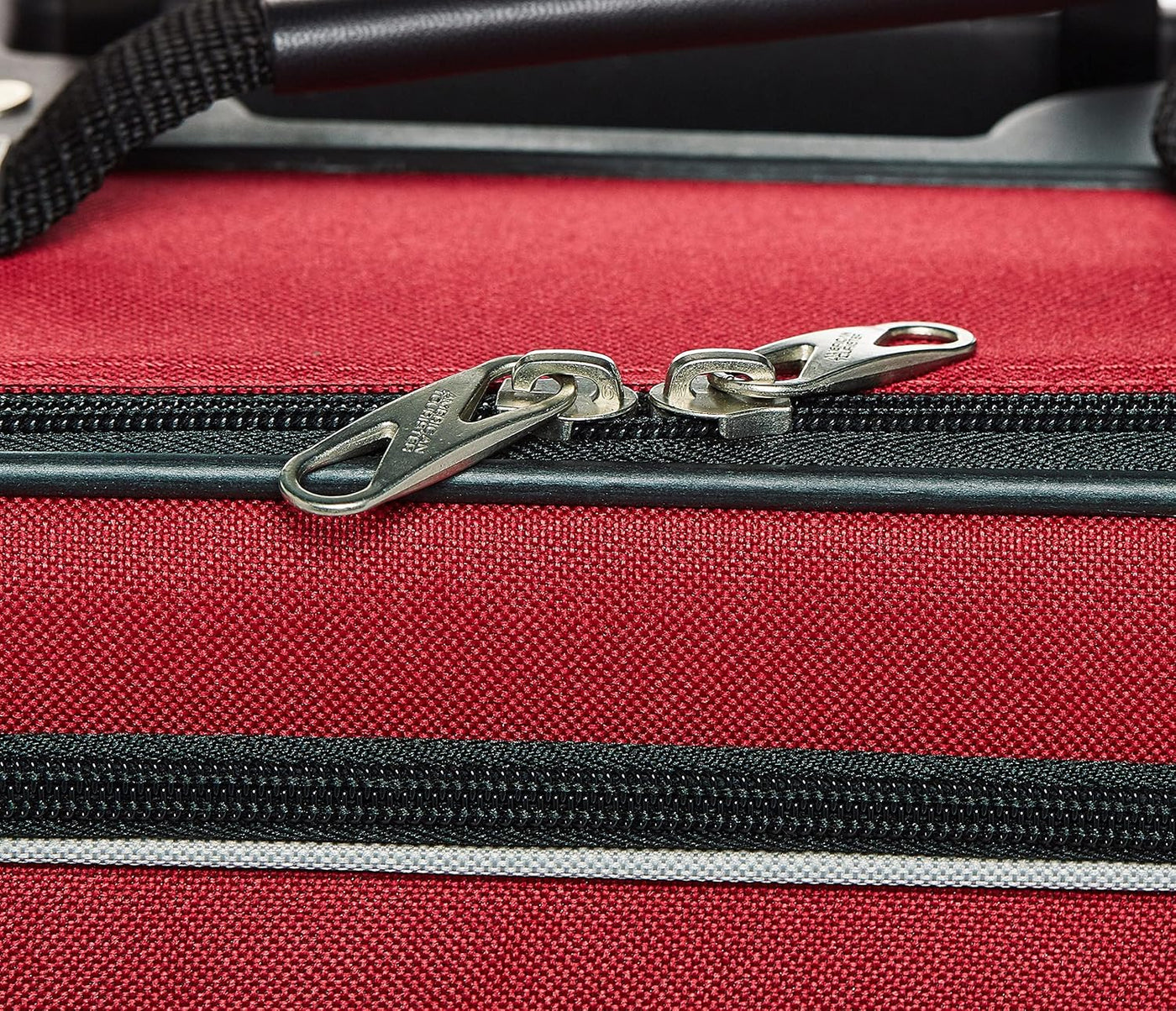 American Tourister Fieldbrook XLT Softside - Equipaje vertical, Roj...
