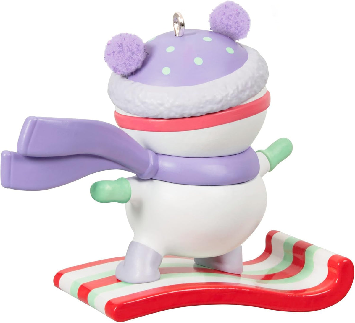 Hallmark Keepsake Adorno de Navidad 2024, muñeco de nieve de snowbo...