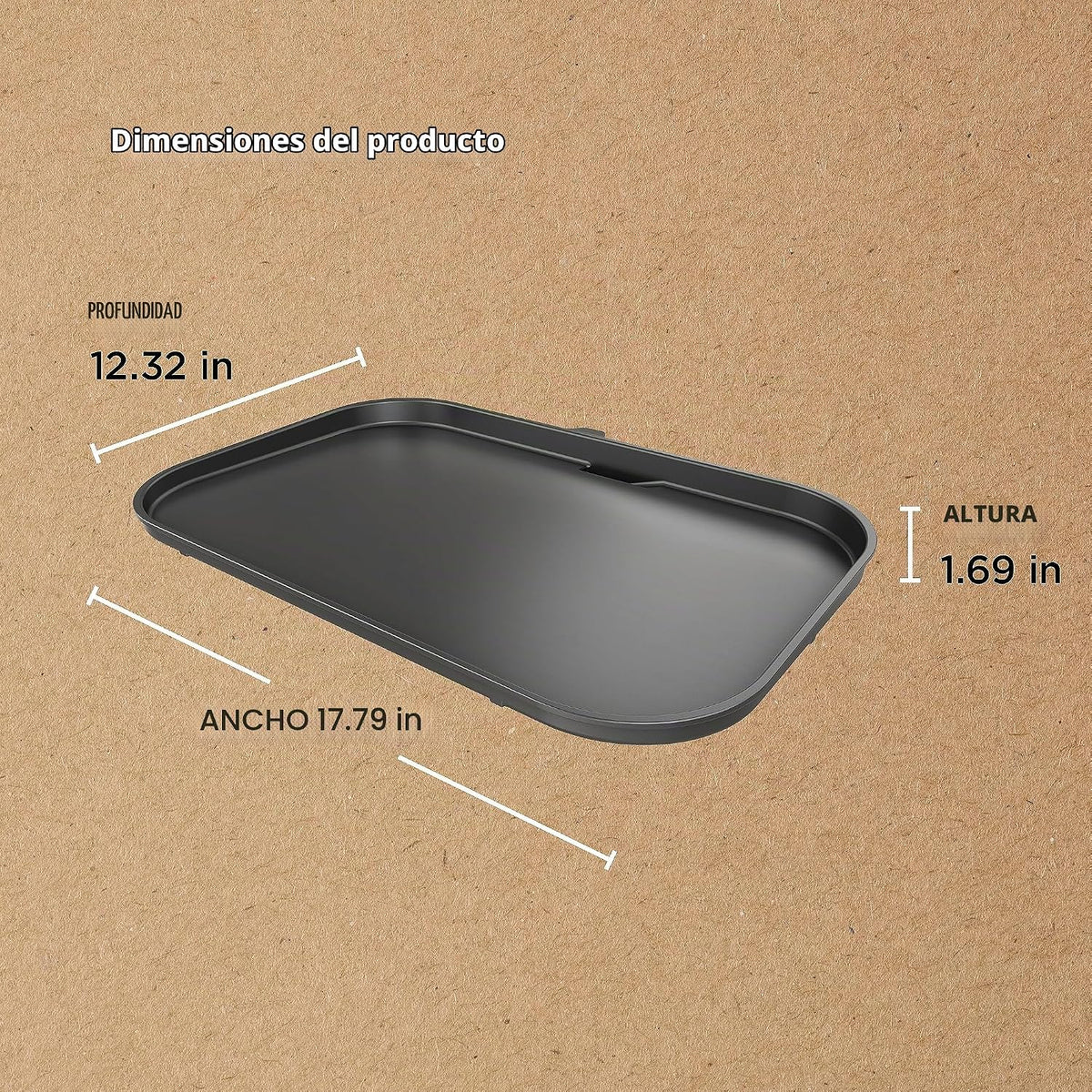 Ninja Woodfire XL - Placa de plancha para OG800\/OG900, cerámica |...